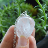 Crystal Pendant made from natural tumble stone, Lab Certified, used for healing, spiritual practices, and promoting positive energy.