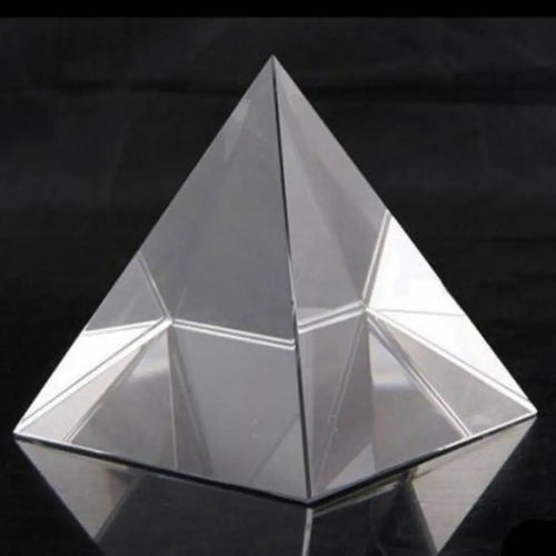 Crystal Pyramid | Sphatik Pyramid | Lab Certified | Spiritual Energy Decor