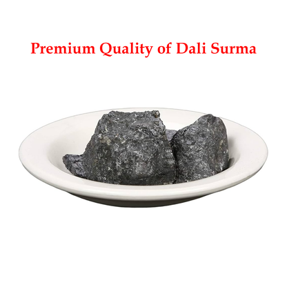 Dali Sabut Surma - Premium Quality Herbal Kajal made with almond oil, castor oil, and natural soot, perfect for eye beauty and spiritual protection.