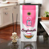Floral Agarbatti Sticks | Fragrance Sugandh Pushp Incense Sticks | 130 Gram | Agarbatti Zipper