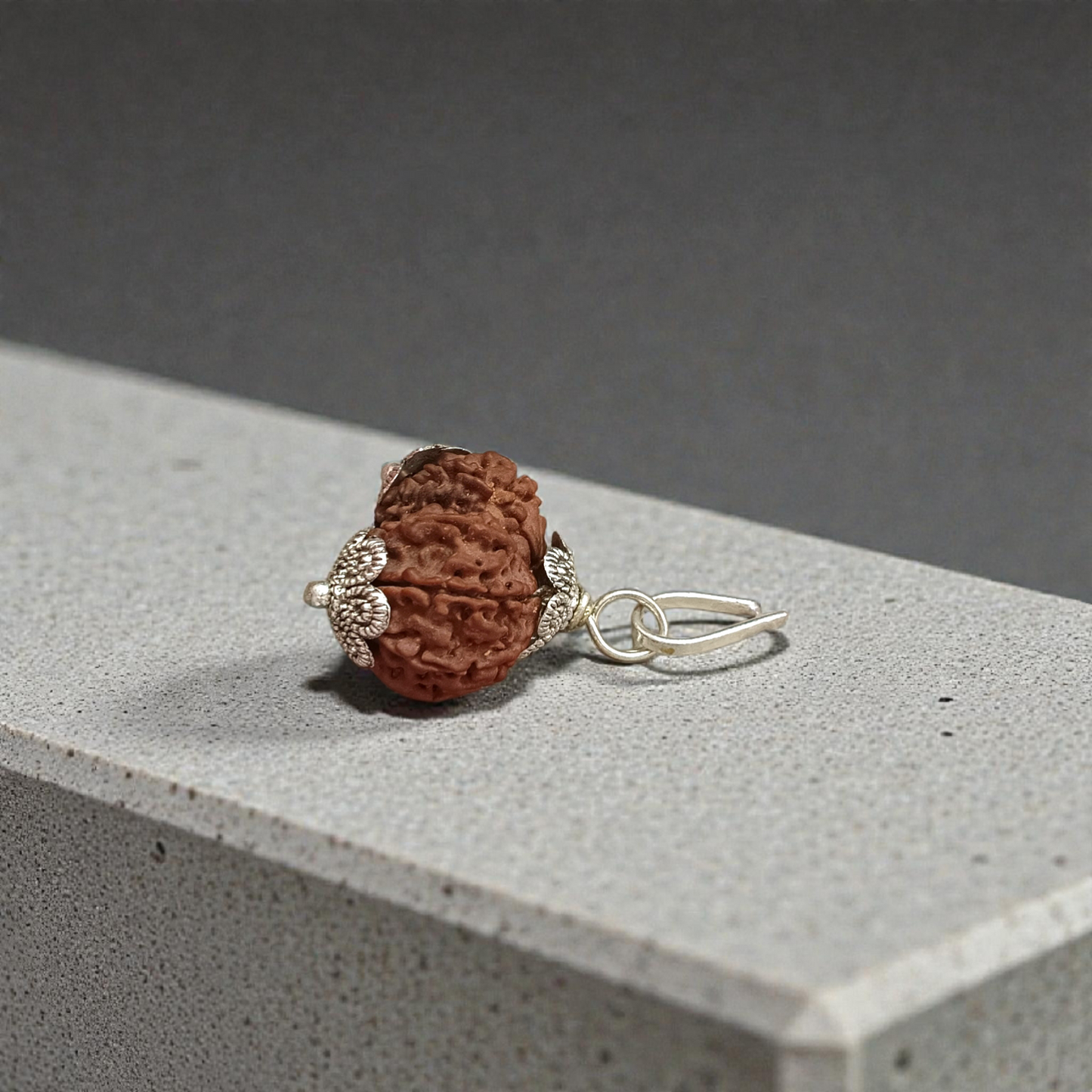 Garbh Gauri Rudraksha bead, lab certified, used for fertility and healthy pregnancy, worn as a pendant or bracelet