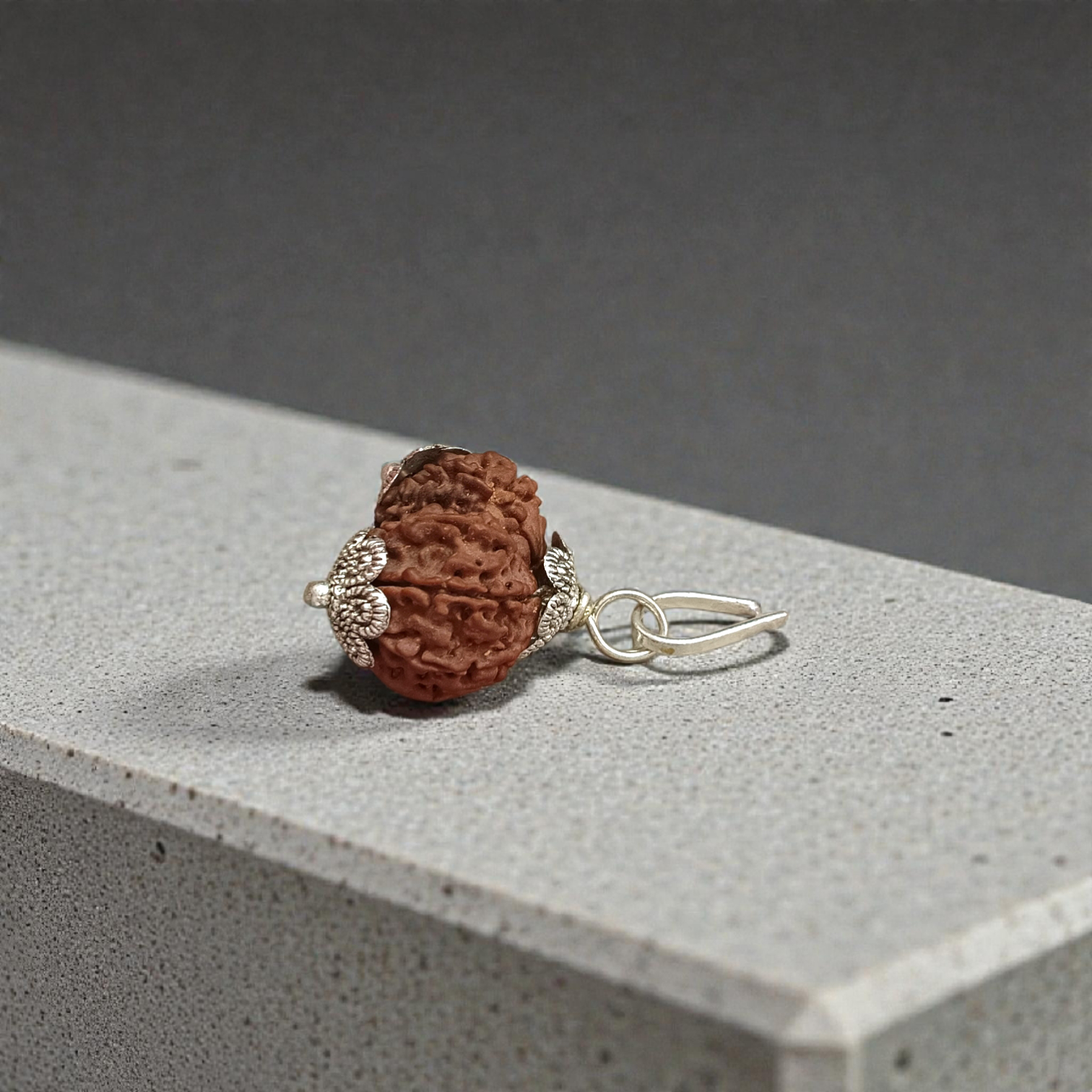 Garbh Gauri Rudraksha bead, lab certified, used for fertility and healthy pregnancy, worn as a pendant or bracelet