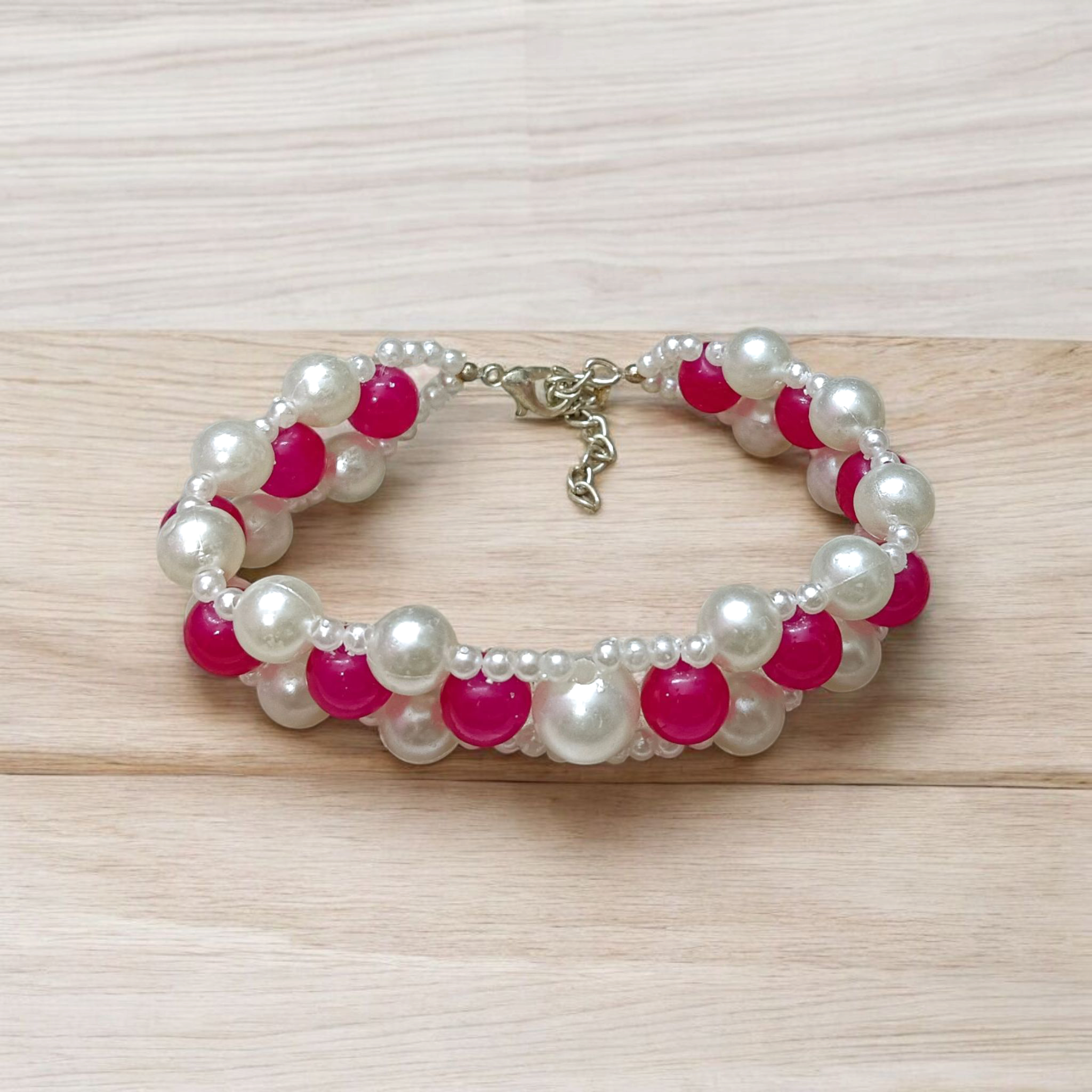 Genuine Pink Agate Bracelet for Emotional Healing and Love, Lab Certified