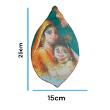 Gomukhi Bag with Bal Gopal (Lord Krishna) design, made from 100% cotton, perfect for storing Japa Mala, prayer beads, and other spiritual items.
