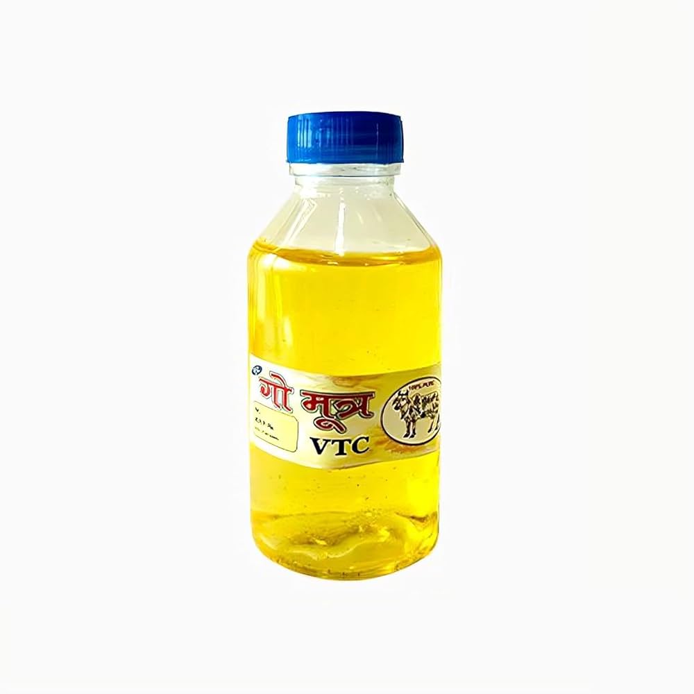 Gomutra Ark (Gaumutra Ark) in a 100 ML bottle, made from 100% natural cow urine, known for its detoxifying, digestive, and immunity-boosting properties.