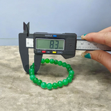 Green Agate Bracelet (also known as Hakik Bracelet), made from authentic Green Agate stones, lab certified, with healing and grounding properties