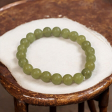 Green Onyx Bracelet - For Chakra Healing Yoga Meditation Crystal – Stretchable Bracelet – 8MM