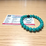 Grounded Hearts Bracelet Set – 8MM Beads, Lab Certified Lava & Turquoise | Gurupujan