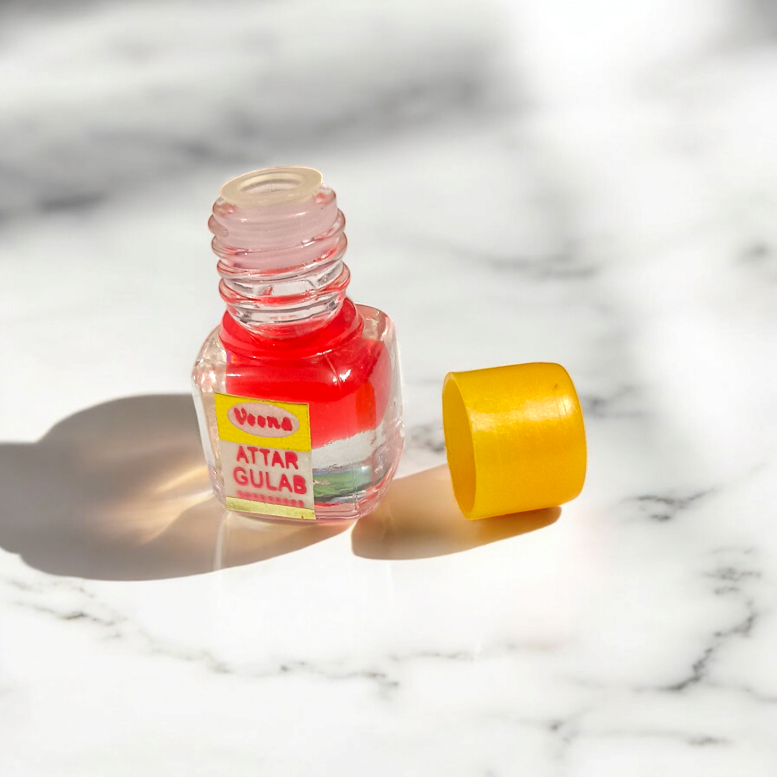 Gulab Attar Premium Rose Perfume 2ML Bottle by Veena with Rose Fragrance.