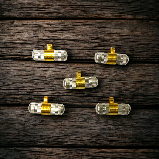 Golden & Silver Taweez Set of 5 | Free Bhojpatra Sheet | Spiritual Protection
