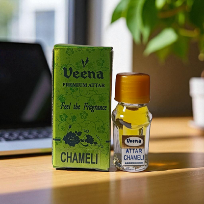 Chameli Attar Premium Perfume – Natural Jasmine Fragrance  for Elegance