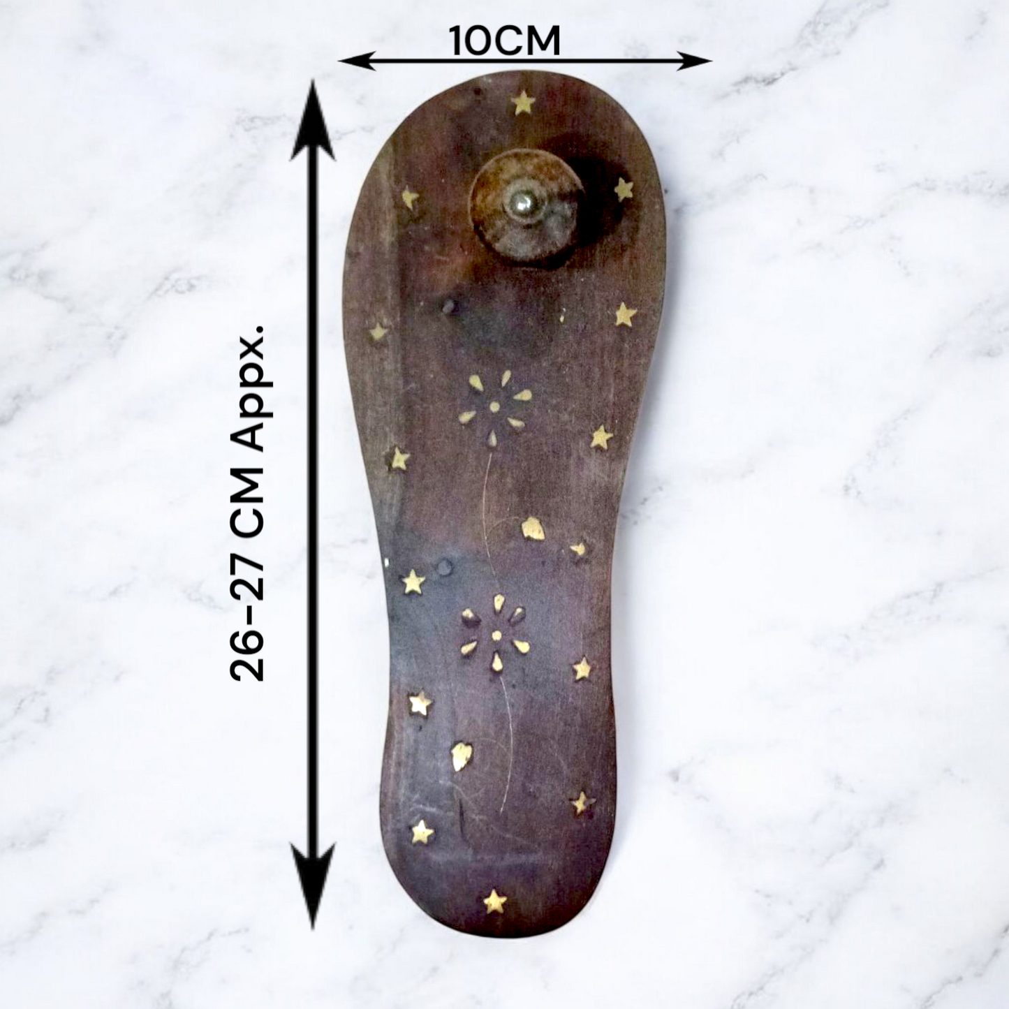 Wooden Charan Paduka – Handcrafted Khadau Slippers for Spiritual Wear