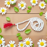 Image of Lab Certified 108+1 Beads Crystal Mala (Sphatik Mala) – 8mm, AAA Quality, used for meditation and emotional calm