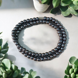 Image of Magnetic Mala made with certified magnetic beads for enhancing health, improving blood circulation, and supporting energy balance