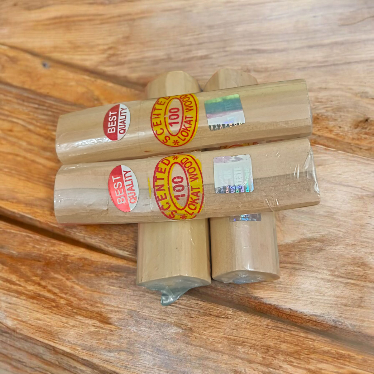 Image of Original Sandalwood Scented Processed Mysore Chandan Sticks, showing the natural texture and purity of the incense sticks.