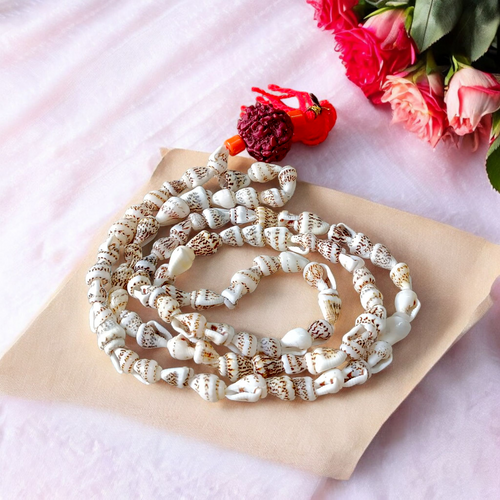 Shankh Mala (Conch Mala) Lab Certified | Meditation & Spiritual Healing