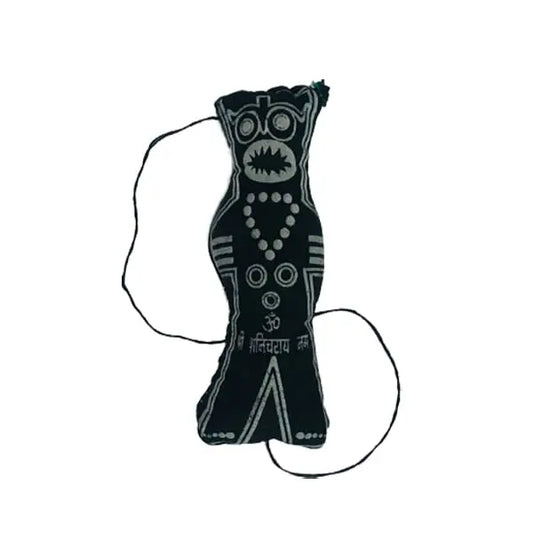 Image showing a beautifully crafted Shani Dev Nazar Battu with pure spiritual energy, placed as a decorative and protective item for home and office use
