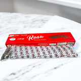 Image showing a pack of Rose Incense Sticks in an economy pack with a free gift inside, showcasing the calming rose fragrance for relaxation and spiritual practices.