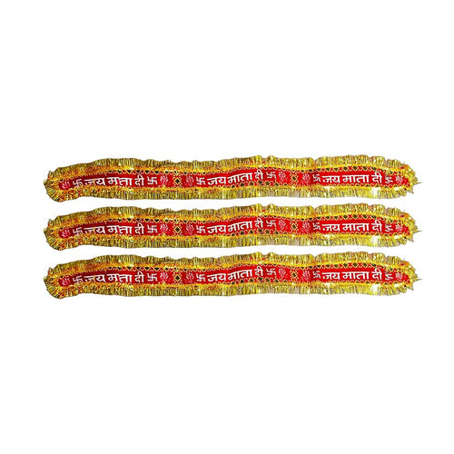 Jai Mata Di Chunnri for Forehead & Nariyal – Divine Pooja Accessory