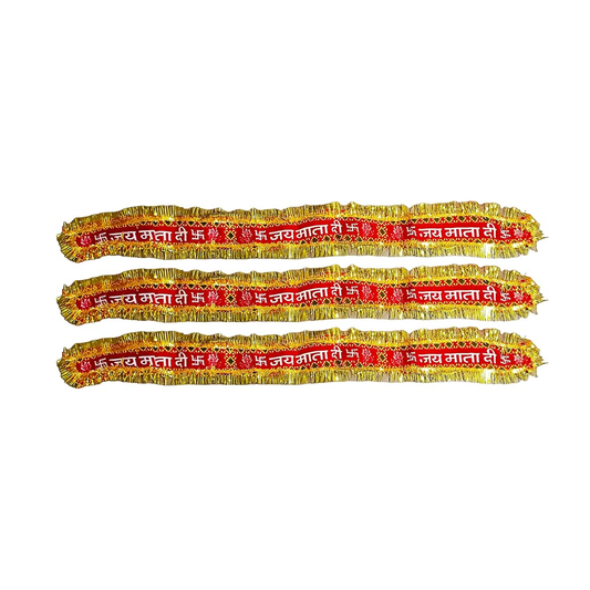 Jai Mata Di Chunnri for Forehead and Nariyal - Sacred offerings for Maa Durga worship