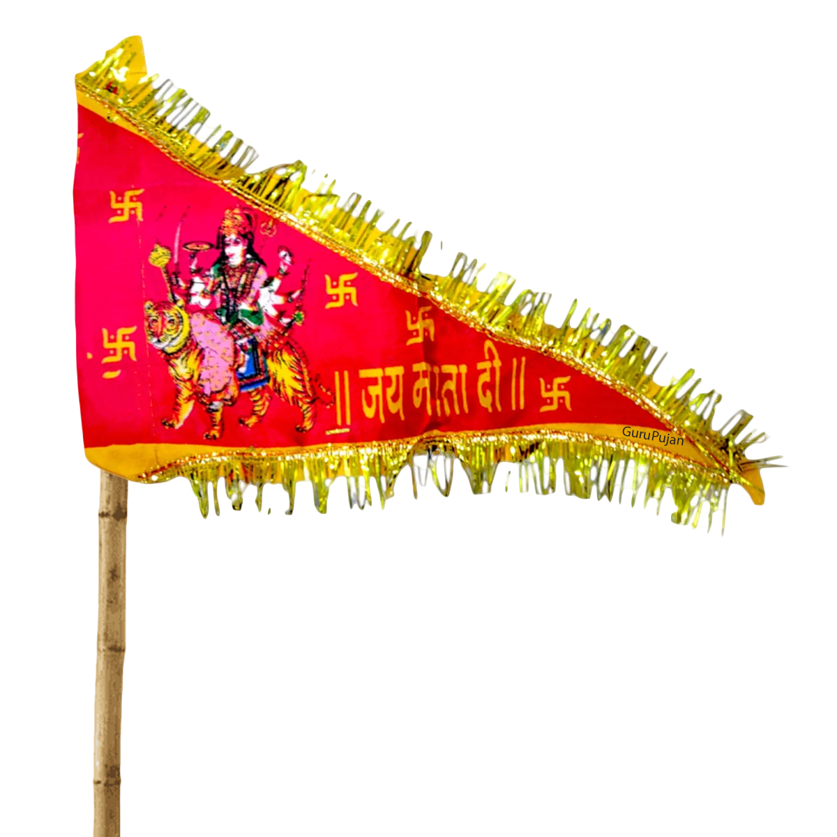 Jai Mata Di Jhanda - Red Flag for Maa Durga and Vaishno Devi