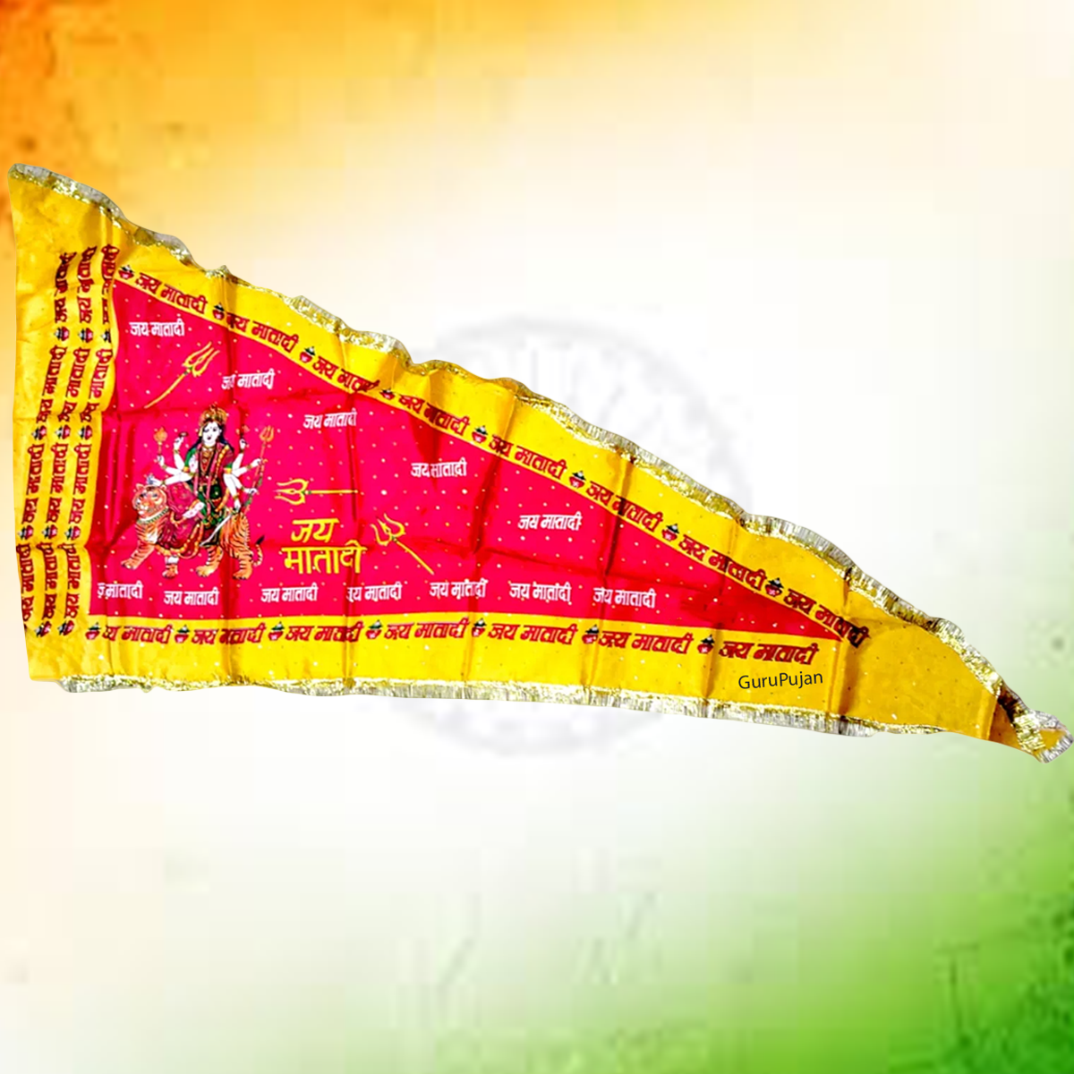 Jai Mata Di Jhanda - Red Flag for Maa Durga and Vaishno Devi