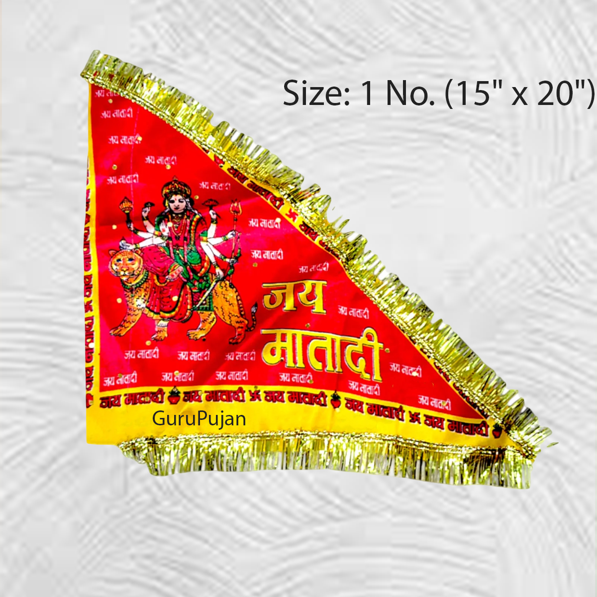 Jai Mata Di Jhanda - Red Flag for Maa Durga and Vaishno Devi