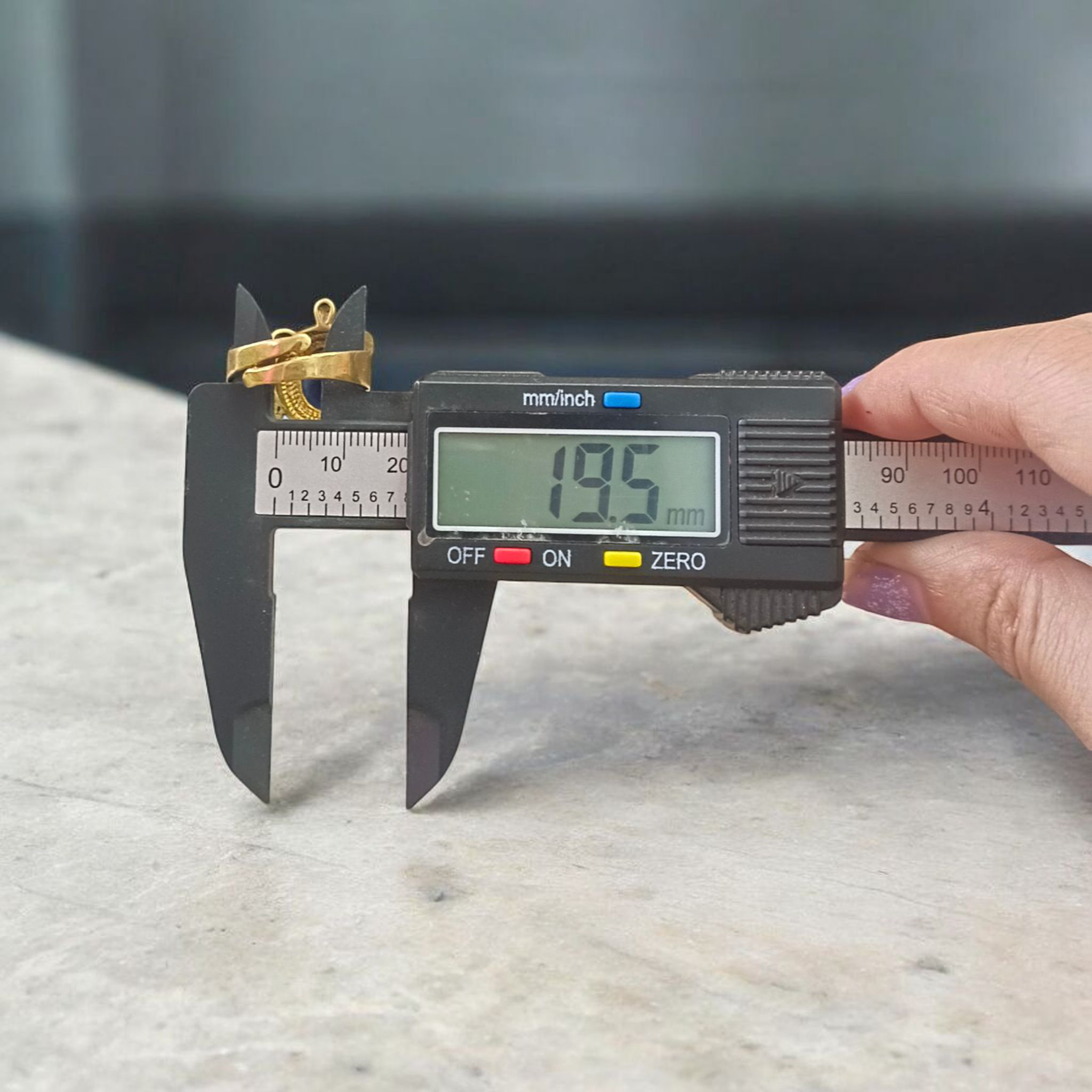 Kachua Black Hakik Ring - Adjustable Black Agate Gemstone Ring in Ashtdhatu for Men and Women