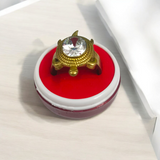 Kachua Diamond Ring - Adjustable Turtle Design Ring with Diamond for Men and Women
