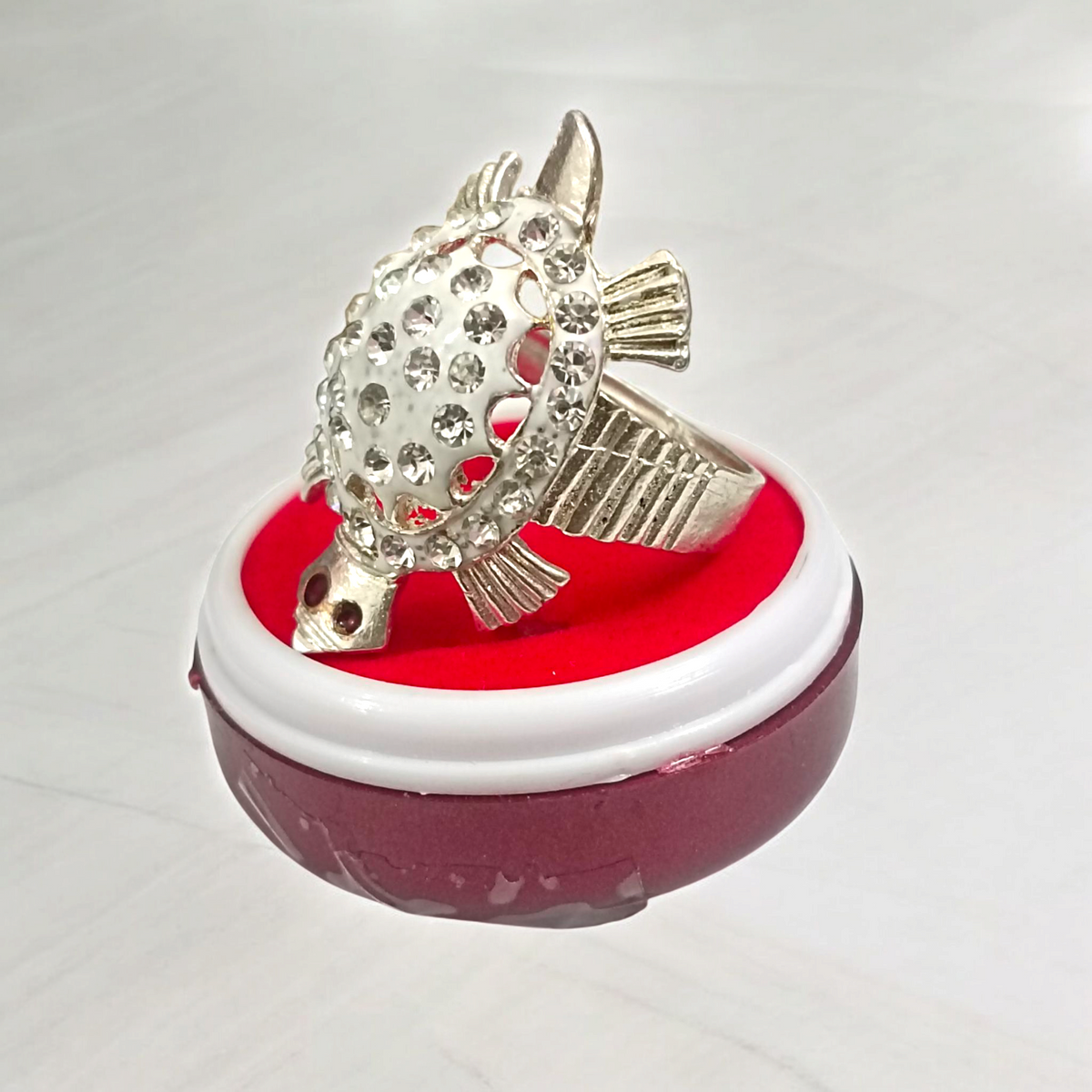 Kachua Tortoise Ring - Adjustable Good Luck Ring for Men and Women, Symbolizing Protection and Prosperity