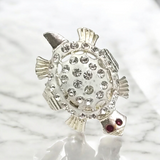 Kachua Tortoise Ring - Adjustable Good Luck Ring for Men and Women, Symbolizing Protection and Prosperity