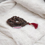 Kamal Gutta Mala 54+1 beads, also known as Lotus Seeds Mala, featuring oval-shaped beads, lab certified, ideal for jaap, meditation, and daily wear.