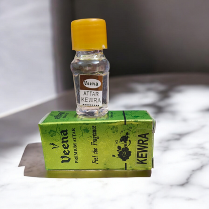 Kewra Attar 2ML&nbsp; premium perfume attar made from natural Kewra flower extract for spiritual use and personal fragrance
