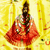 Khatu Shyam Ji Flag, Baba Shyam Jhanda, Red Flag for Worship and Decoration, 40"X60" Size, High-Quality Material