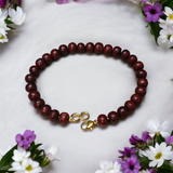 Lab Certified Natural Red Sandalwood Bracelet for Meditation, Healing & Spiritual Use