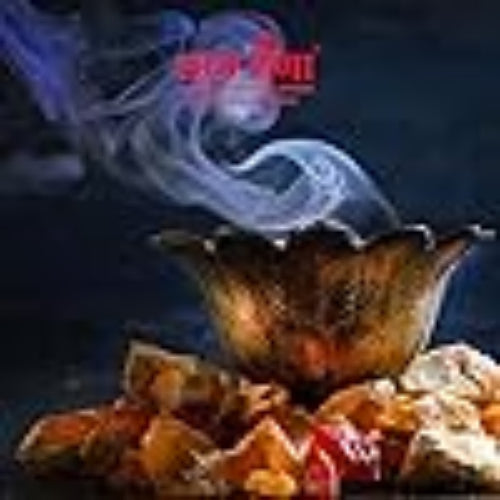 Labhganga Gold Loban incense sticks, made from organic natural resin, perfect for Hawan, Pooja, and spiritual rituals, promoting prosperity and purification