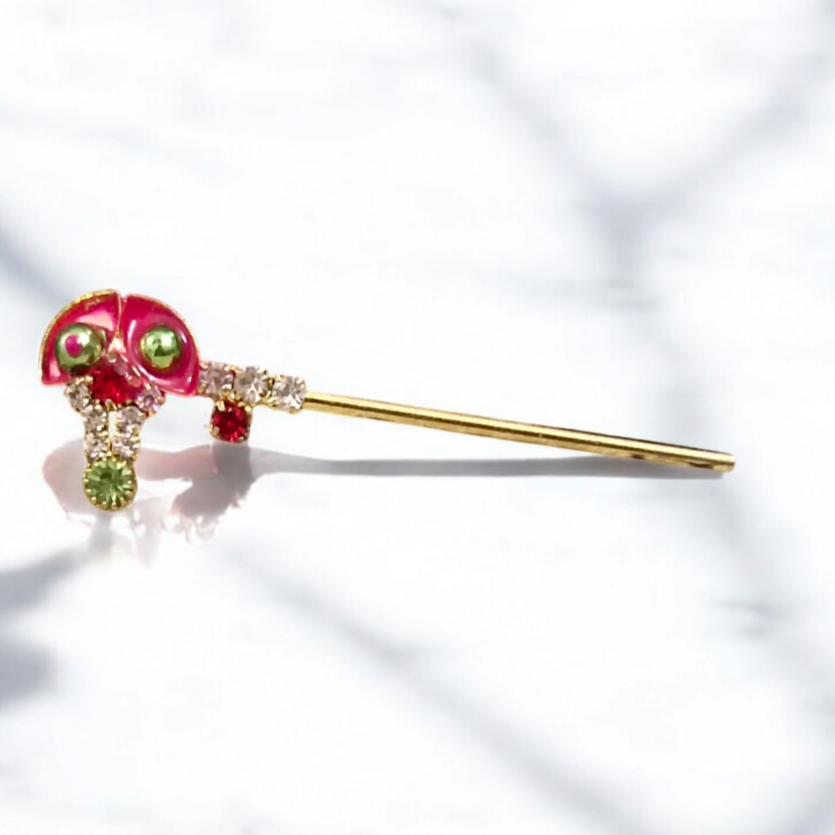 Laddu Gopal Bansuri with zircon design, perfect for Janmashtami and Radha Ashtami celebrations.