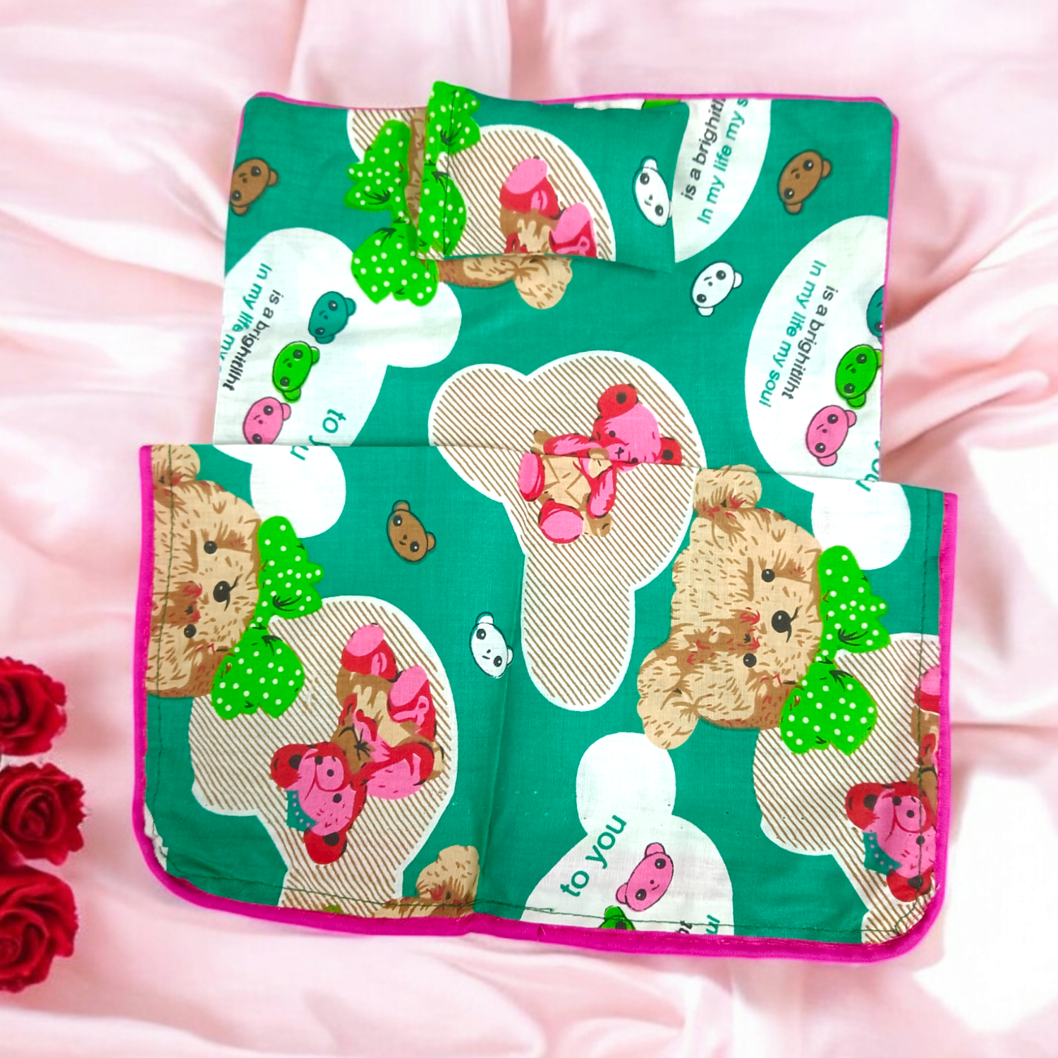 Laddu Gopal Bedsheet With Pillow and Blanket | 8X9 Inch | Suitable for 0-5 No. Laddu Gopal | Krishna Comfortable Bedsheet