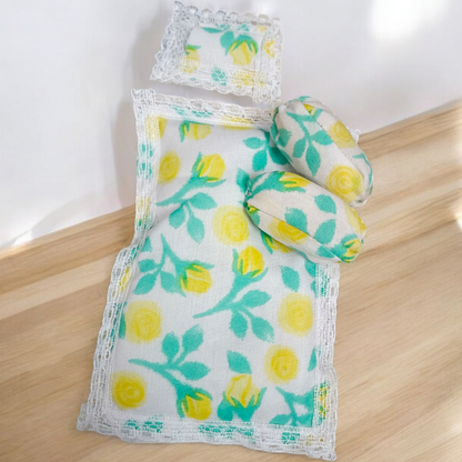 Laddu Gopal Gaddi Pillow Set | Suitable for 0-3 No. Laddu Gopal | Krishna Comfortable Aasan