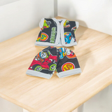 Laddu Gopal Ji dressed in soft cotton night suits, colorful and elegant design