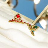 Laddu Gopal Mukut with Zircon Design | Laddu Gopal Crown | Adjustable Design