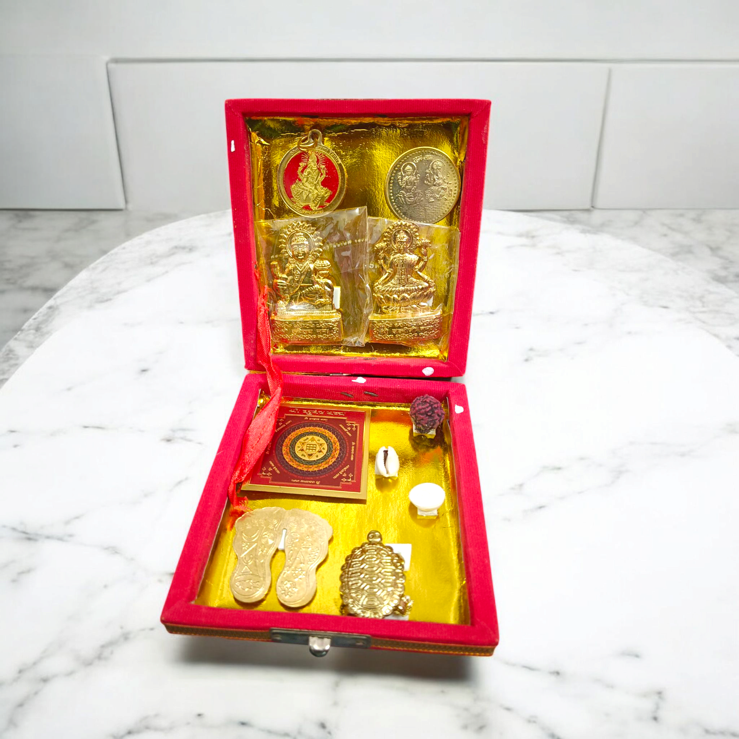 Lakshmi Kuber Box, an essential item for Lakshmi Kuber Pooja used to store sacred offerings and attract prosperity and wealth.