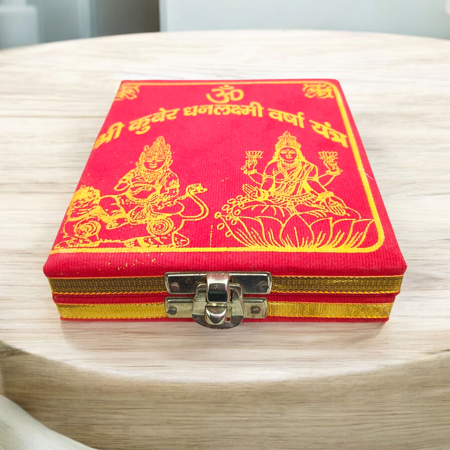 Lakshmi Kuber Box, an essential item for Lakshmi Kuber Pooja used to store sacred offerings and attract prosperity and wealth.