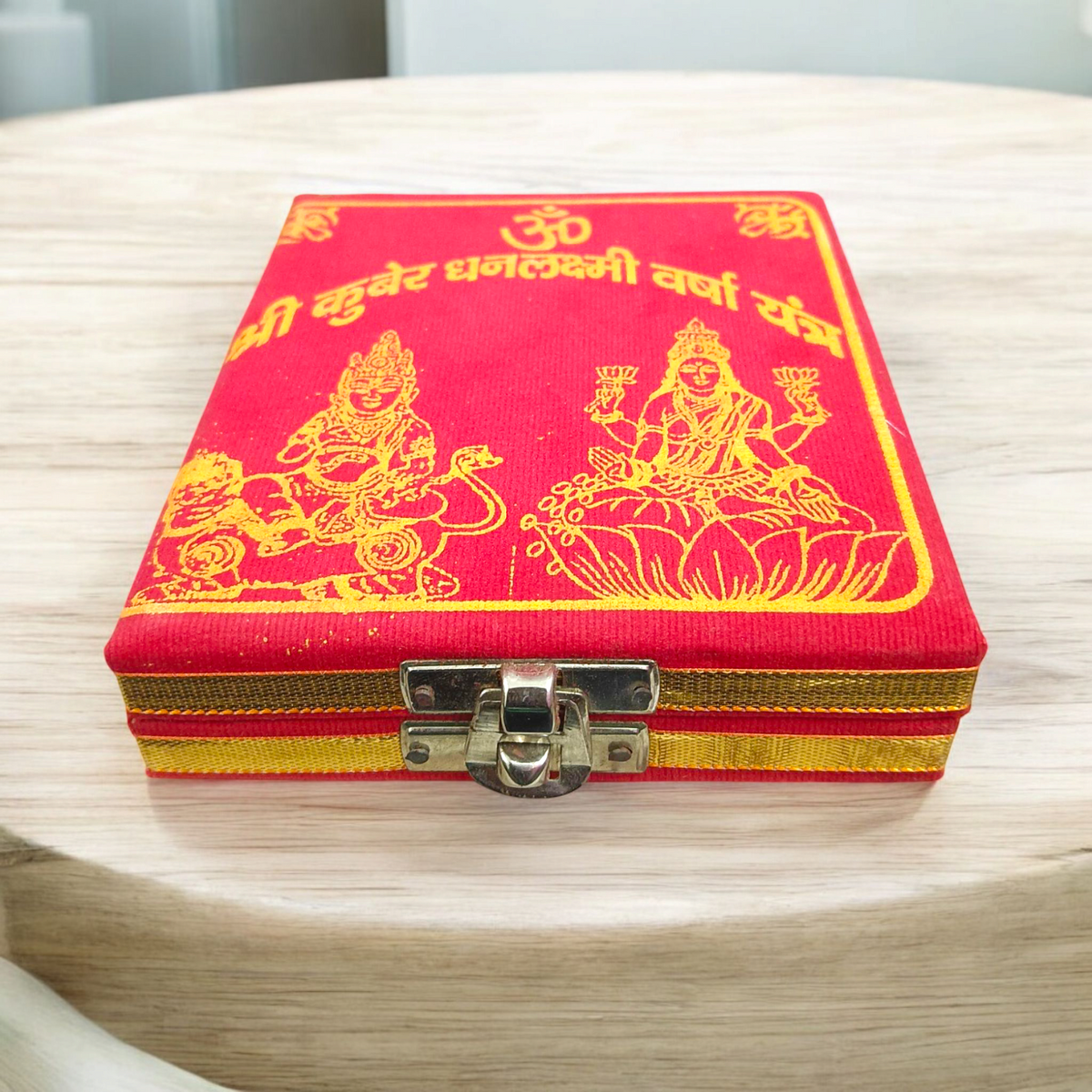 Lakshmi Kuber Box, an essential item for Lakshmi Kuber Pooja used to store sacred offerings and attract prosperity and wealth.