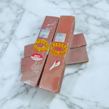 Lal Chandan Lakdi (Red Sandalwood Stick) for religious usage and healing purposes, available in a 30-40 gram pack for puja rituals and aromatherapy