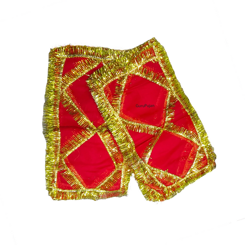 Lal Chunni | Mata Rani Red Chuniri | 17x8 Inch | Puja & Temple Cloth