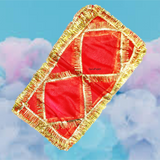 Lal Chunni (Mata Rani Red Chuniri), 17x8 inches, red cloth used for Mata Rani Puja, Navratri, and Durga Puja rituals