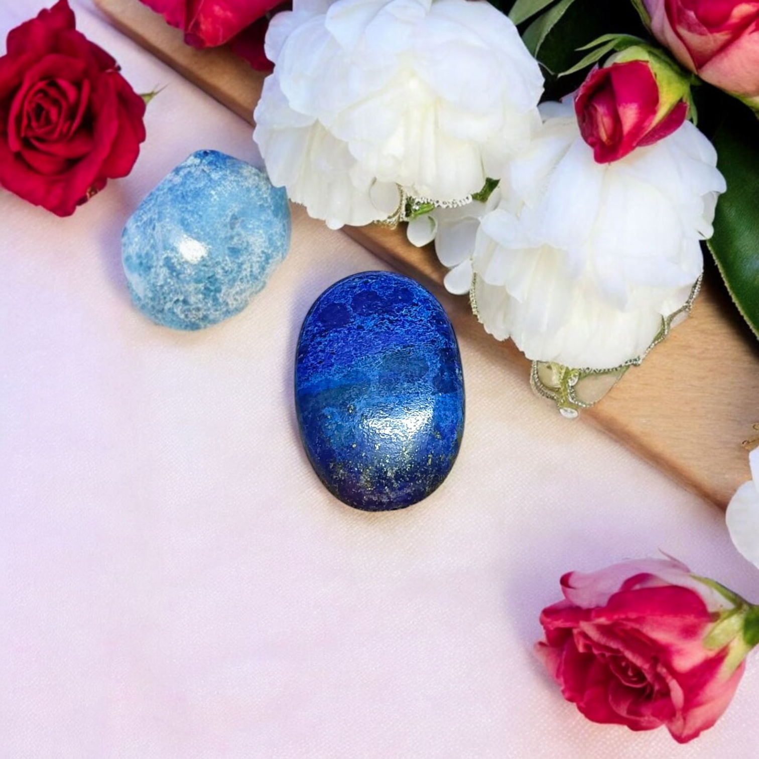 Lapis Lazuli Stone - Deep Blue Natural Healing Crystal for Spiritual Growth and Emotional Balance