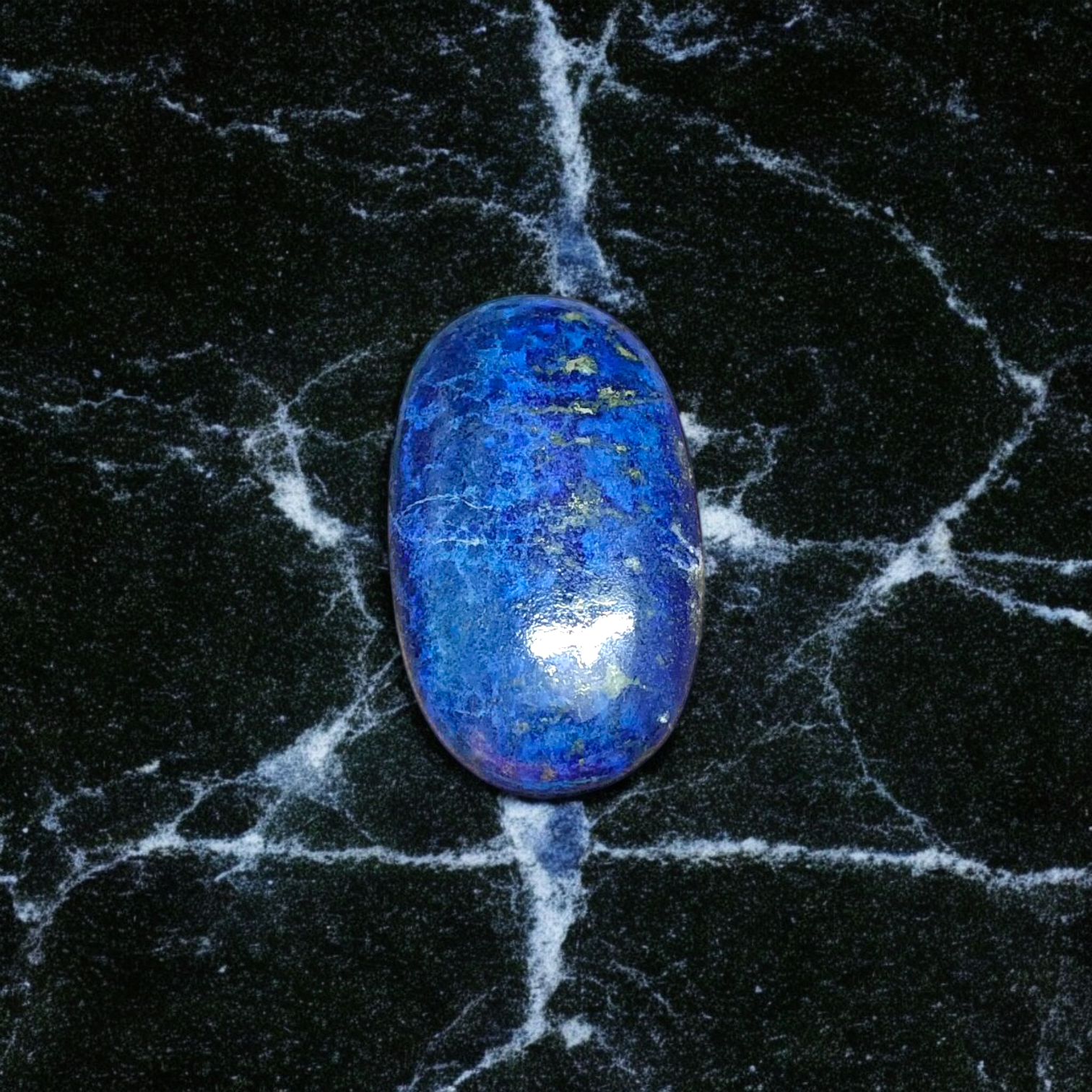 Lapis Lazuli Stone - Deep Blue Natural Healing Crystal for Spiritual Growth and Emotional Balance