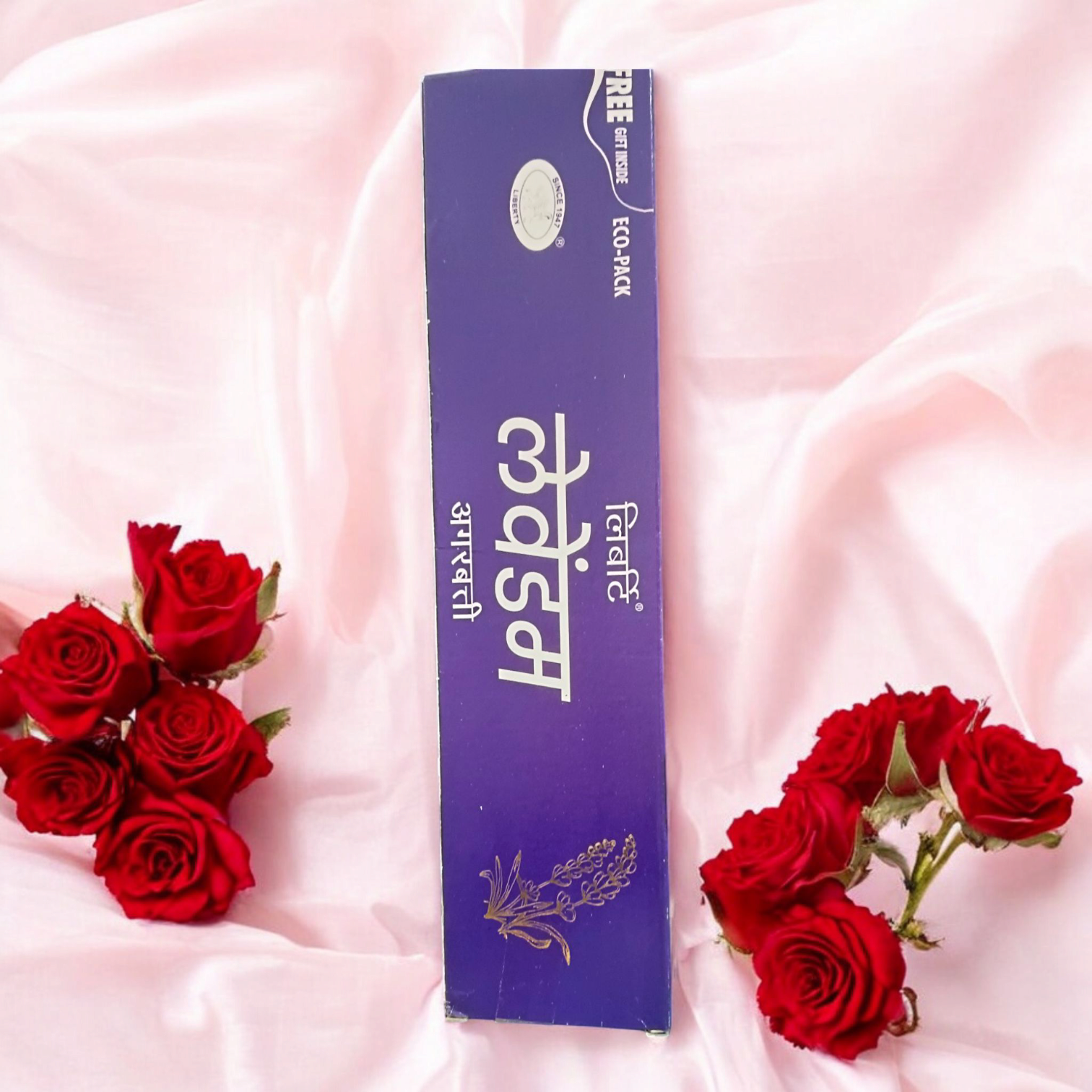 Lavender Incense Sticks | Economy Pack with Free Gift Inside | Liberty